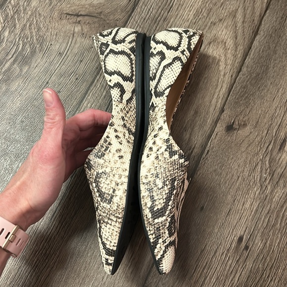Franco Sarto Hazeline Snakeskin Flats - Picture 11 of 14